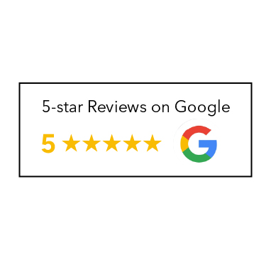 5 star Google Reviews