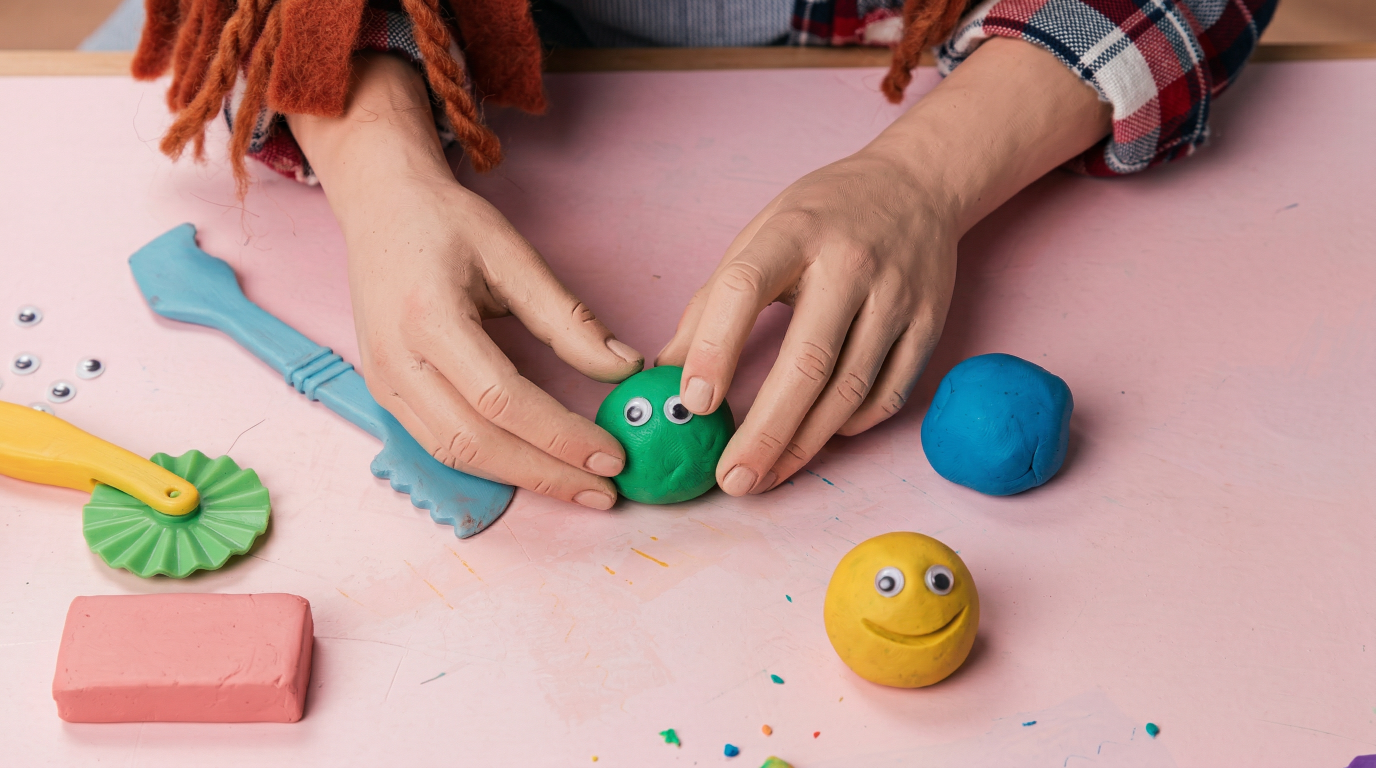 Why Your Brand is a Living Entity, Not a One-Time Project 2 Animation showing hands kneading play-doh. Purpose of this image is to demonstrate - the more we work at it, the more the business evolves, and so should your branding.